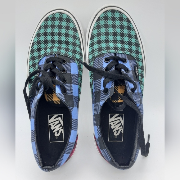 Vans Unisex Tartan Plaid Print Lace Up Skateboard Sneaker. - Picture 13 of 13